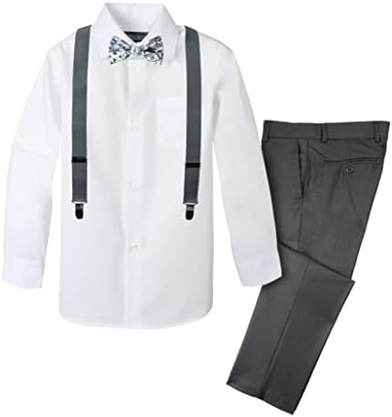 Spring Notion Boys 4-Piece Suspender Outfit