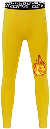 DEVOROPA Thermal Compression Leggings for Boys
