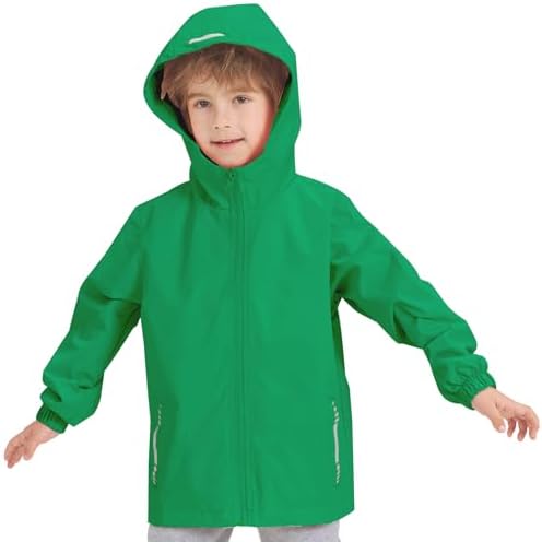 Rainy Day Winner Waterproof Kids Jacket Soft Liner Comfort for Boys Girls