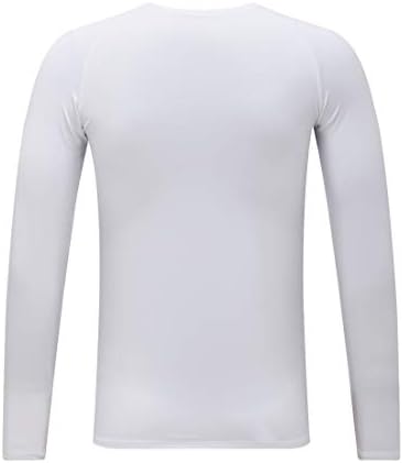 Stay Cozy and Confident Youth Boys Compression Thermal-Shirt Long Sleeve Fleece Baselyer