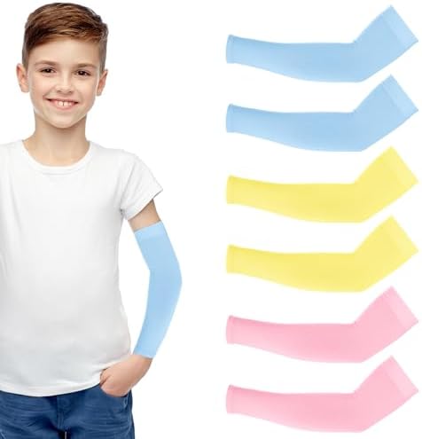 Abeillo 3Pairs Kids Cooling Arm Sleeves