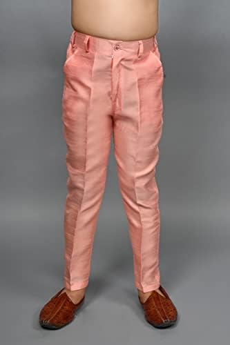 AHHAAAA Silk Blend Kids Party Wear Sherwani Set for Boys