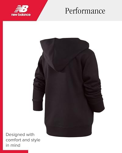 New Balance Boys Zip Up Fleece Hoodie Sweatshirt