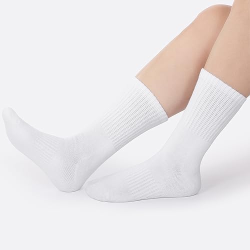 Perfect for Kids Booph Kids Boys Girls Athletic Crew Socks