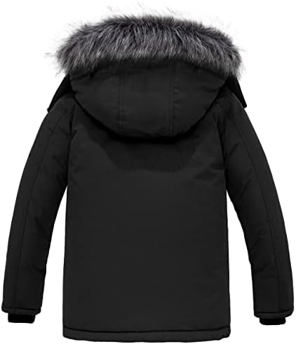 ZSHOW Boys Warm Winter Coat Waterproof Parka Hooded Puffer Jacket