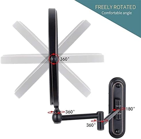 Sturdy Dual-Sided Wall-Mounted Makeup Mirror
