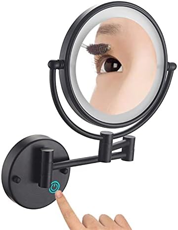 Makeup Mirror WallMounted 360 Degree Rotating Vanity 7X Magnification