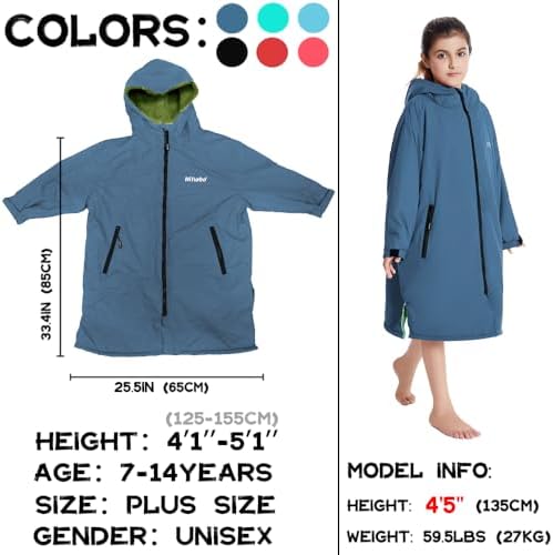 Comfortable Waterproof Windproof High-performance surf parka for boys - perfect for swimming camping outdoor activities