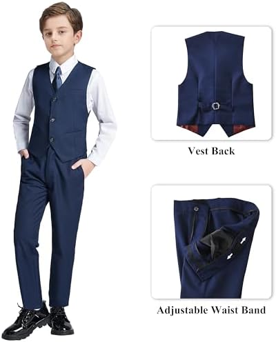 JPF Slim Fit Formal Suit Set for Boys