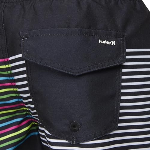 Glowing Fit Performance Swim Trunks for Boys