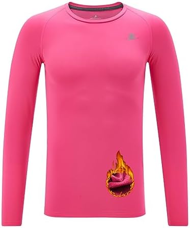 DEVOROPA Youth Boys Compression Thermal Shirt