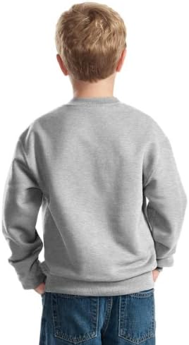 TheJerzees Youth NuBlend Crew Neck Sweatshirt 562B Chocolate - in Style and Comfort