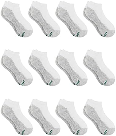 Keep him comfy and dry with our Double Tough Cotton-Poly Ankle Socks