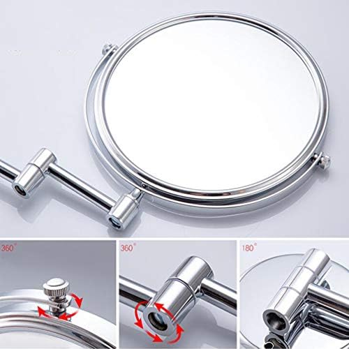 Transform Your Vanity Setup 3-X 360 Swivel Makeup Mirror Silver Finish