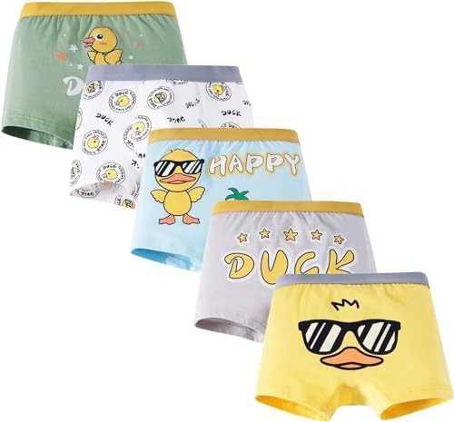 CHUNG Soft Cotton boxer briefs for boys aged 2-11years Dinosaur theme PEasy to wear Treasured