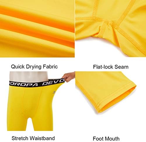 DEVOROPA Thermal Compression Leggings for Boys