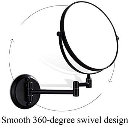 Adjustable Double-Sided Wall-Mounted Makeup Mirror for Shaving Beauty