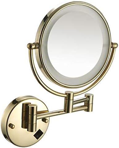 Stylish Makeup Vanity Mirror with Extendable Height and Built-in Lights