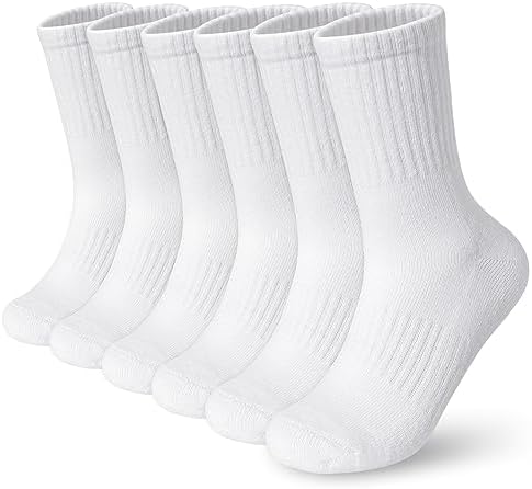 Perfect for Kids Booph Kids Boys Girls Athletic Crew Socks