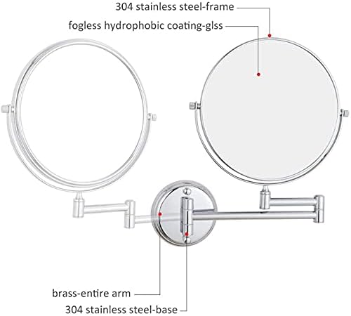 Adjustable Double Sided Makeup Mirror