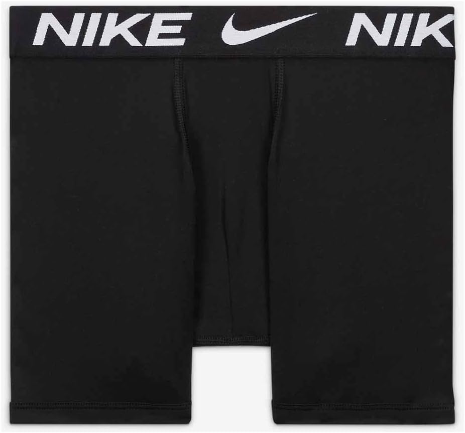 Nike Boys Dri-Fit Boxers 3-Pack Black Dark Gray MD
