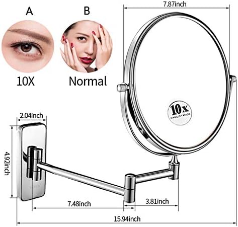 NOVOCE Double-Sided Makeup Mirror