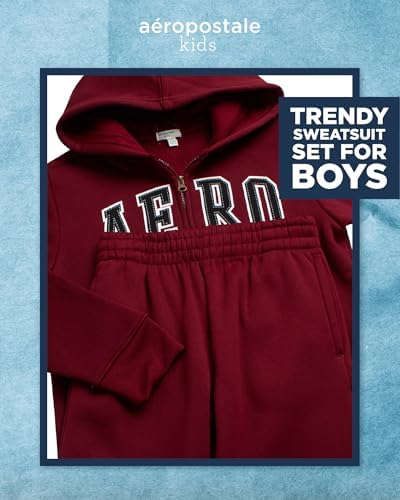 AEROPOSTALE Boys Track Suit Set Cohesive Overalls for Ages 8-12