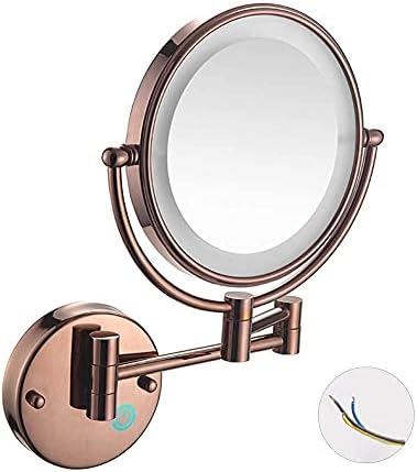 Wall-Mounted Vanity Mirror Rose Gold