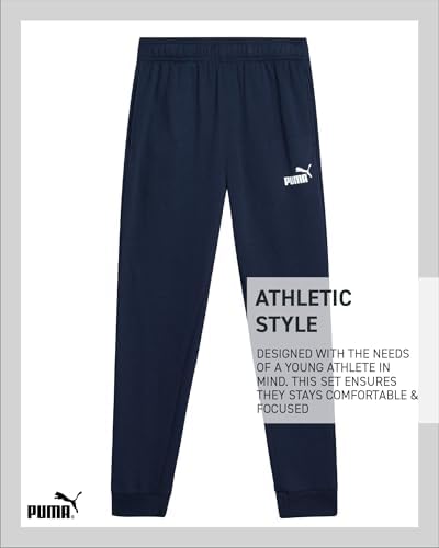 PUMA BoysATHLETIC Jogger Set Fleece Pullover Sweatpants 8-16