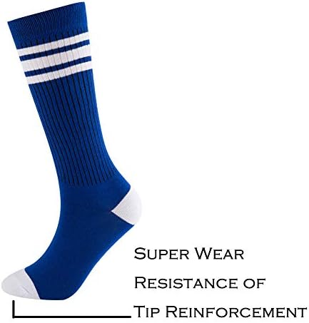 Premium Comfortable Knee High Socks for Boys with Triple Stripes