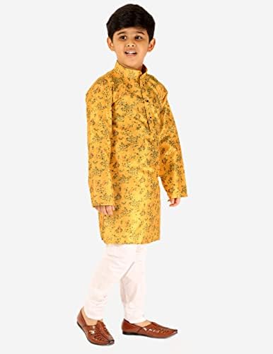 Pro-Ethically Crafted Boys Summer Silk Kurta for Kids Boys Perfect for Special Occasions S-172