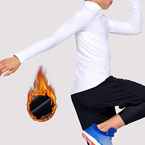 Youth Thermal Compression Shirt Turtle Neck Base Layer