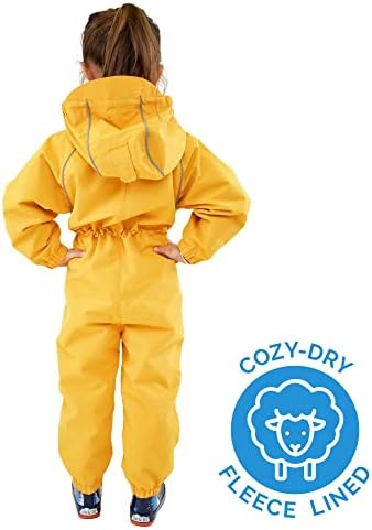 JAN JUL Waterproof Fleece Lined Snow Suit for Kids Lightweight Durable
