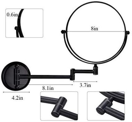 Adjustable Double-Sided Wall-Mounted Makeup Mirror for Shaving Beauty