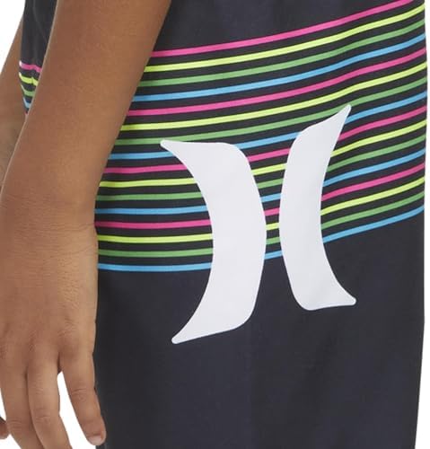 Glowing Fit Performance Swim Trunks for Boys