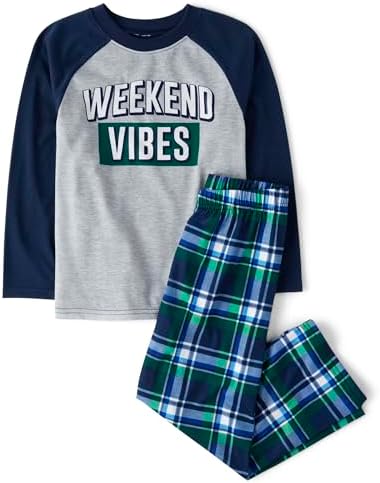 The Childrens Place Boys Pajama Set - Soft Comfy