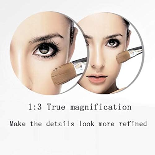 3X Magnification Makeup Vanity Mirror Black