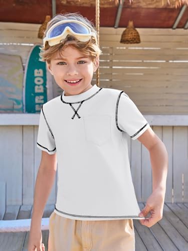 Haloumoning Boys Quick Dry Rash Guard