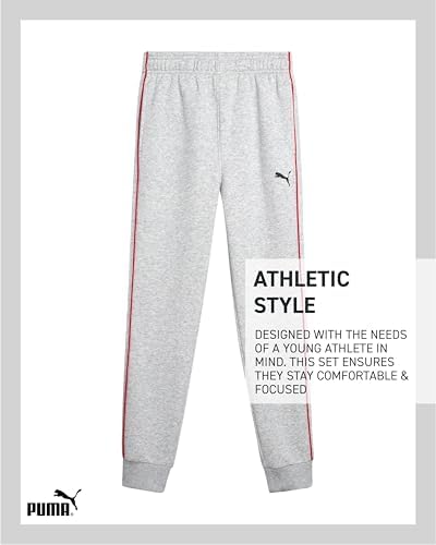 PUMA Boys Fleece Jogger Set - 3-Piece Comfort Set for Boys