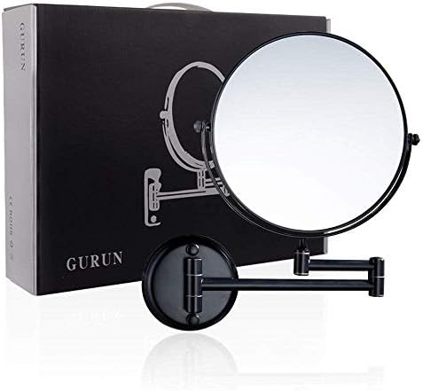 Adjustable Double-Sided Wall-Mounted Makeup Mirror for Shaving Beauty