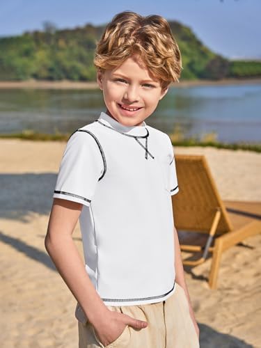 Haloumoning Boys Quick Dry Rash Guard