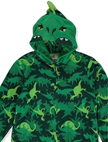 Saint Eve Boys T-Rex Hooded blanket sleeper with 3D face
