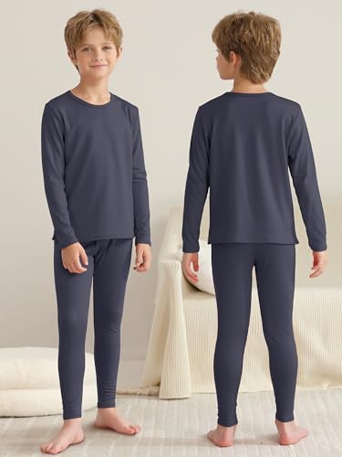 VZV Boys Thermal Underwear Set Skiing Winter Comfort
