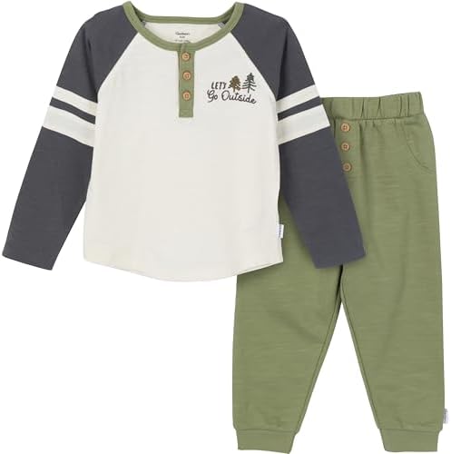 Gerber Toddler Boys 2-Piece Top and Joggers Set