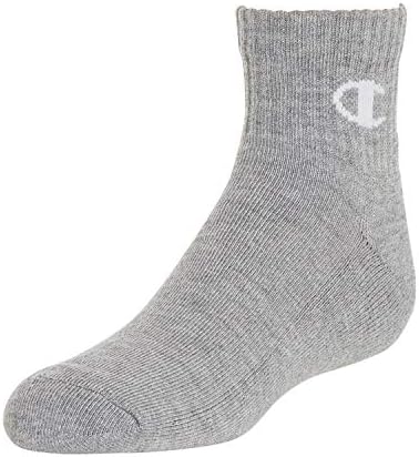 Champion Big Kids Quarter Socks for Boys