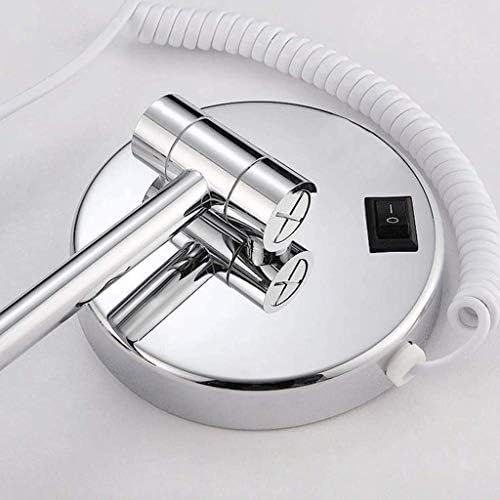 Vanity Mirror Double-Sided LED illuminated 360 Rotate Bathroom