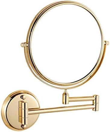 Elegant 8-inch Wall-Mounted Makeup Mirror