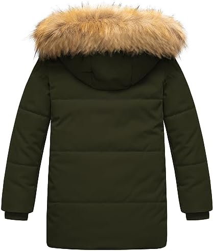 CREATMO US sherpa parka boys winter