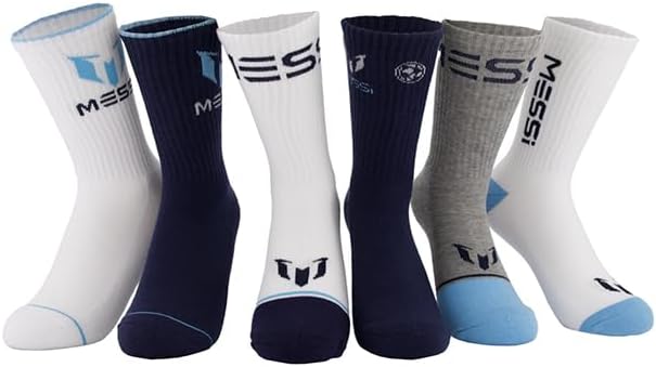 Messi Boys Lifestyle Crew Socks 6-Pack