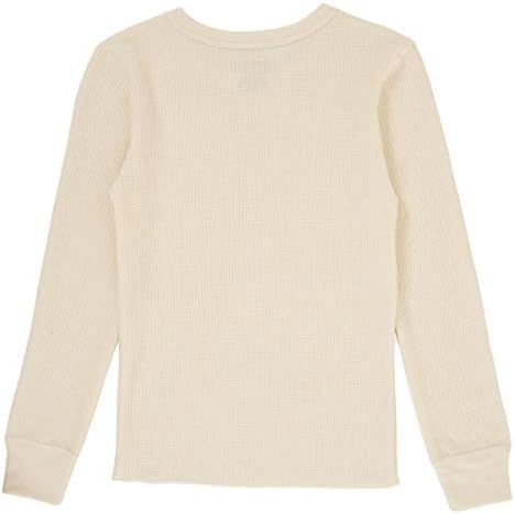 Fruit of the Loom - Premium Thermal Waffle Crew - Boys 2-Pack Sturdy Performance Soft Feel